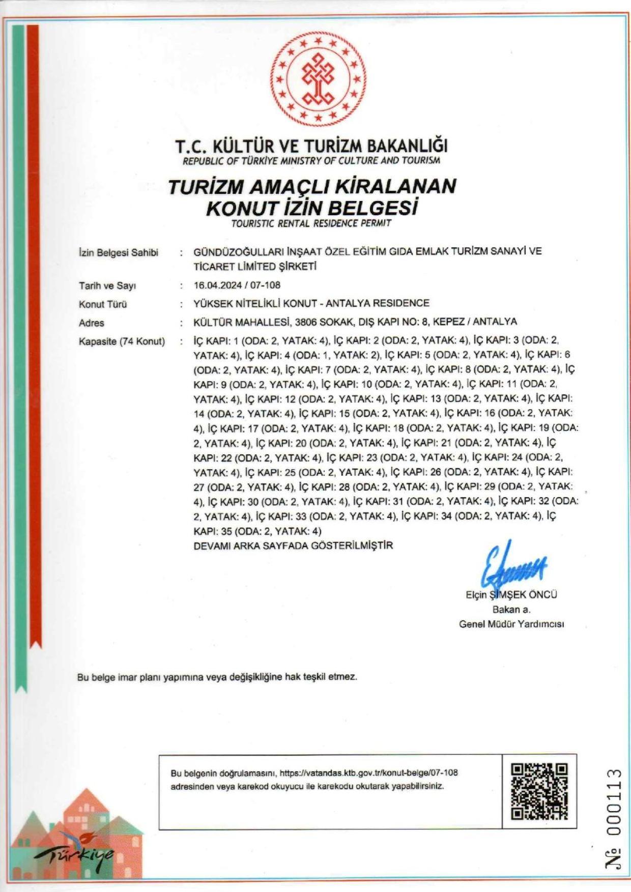 Gündüzler Apart&otel Daire Antalya
